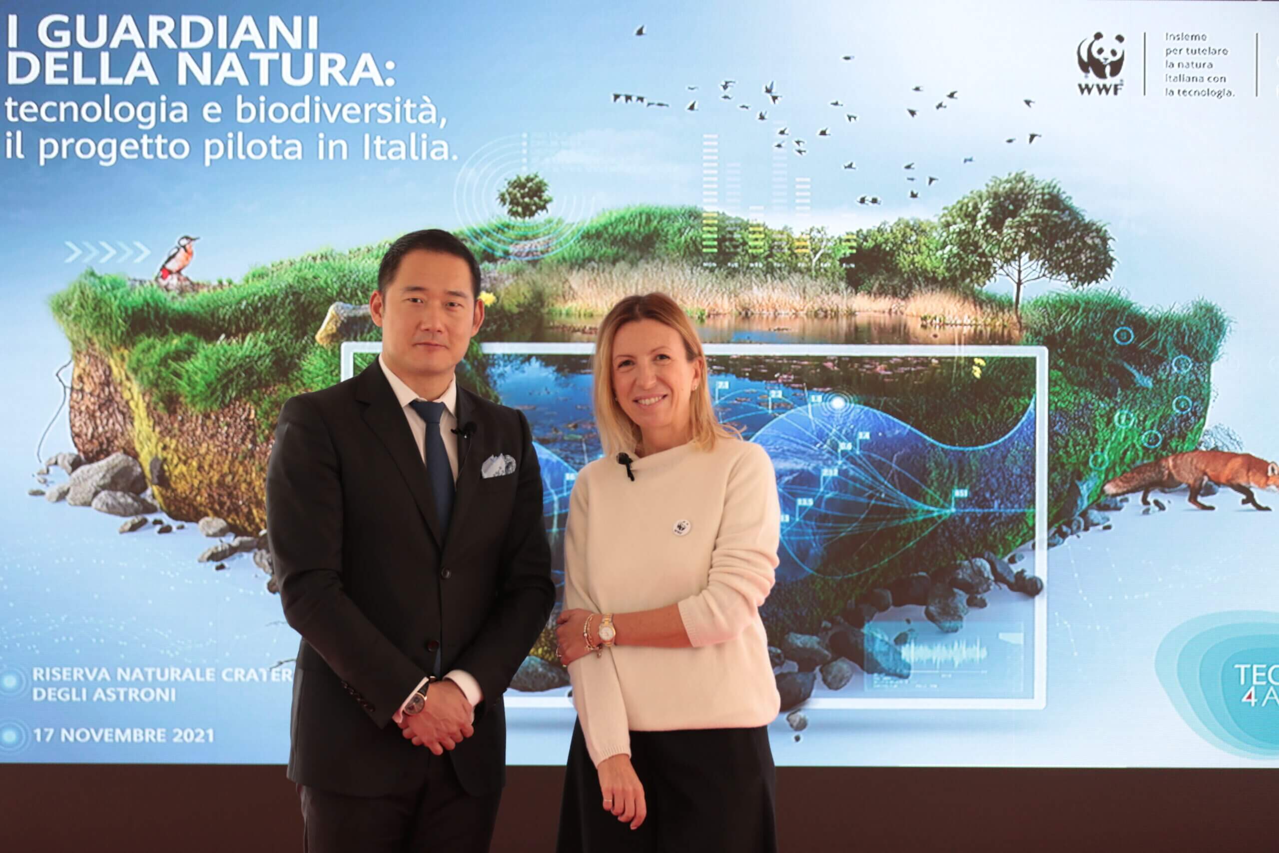 Presentazione progetto Huawei e WWF "Guardiani della Natura"